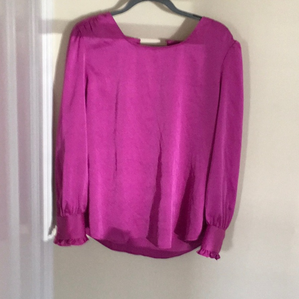 Silky evening blouse